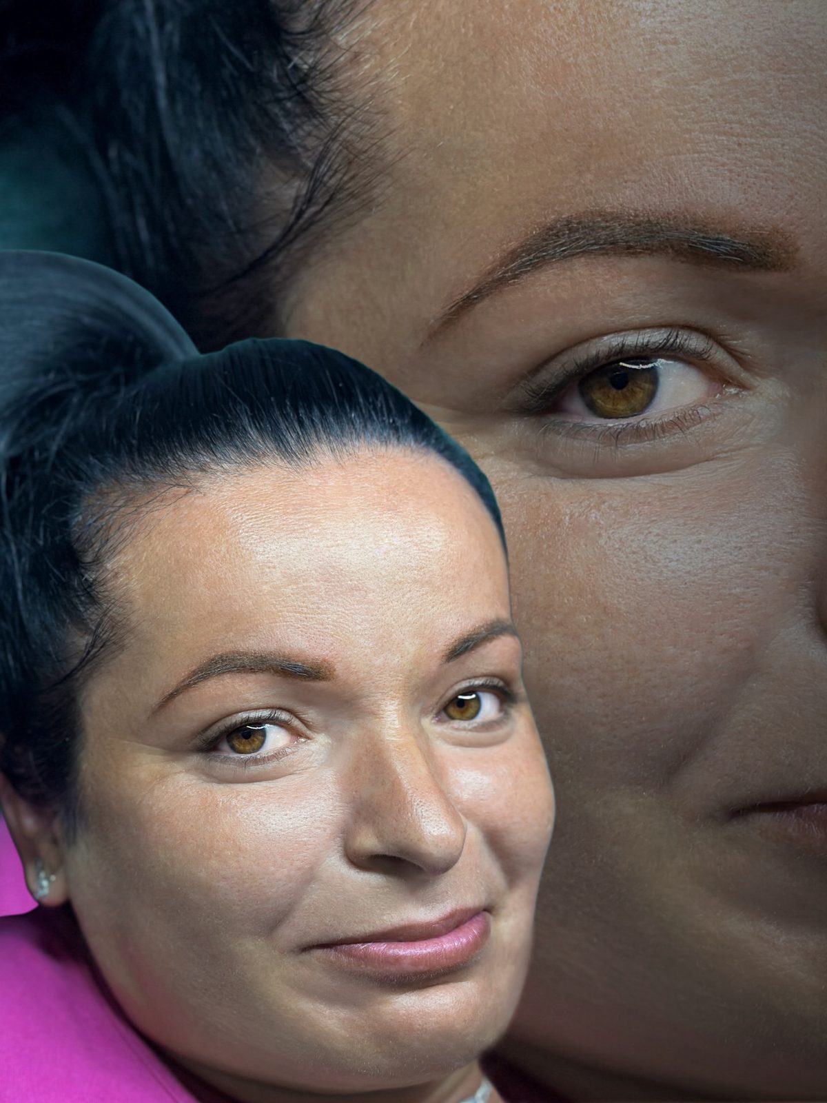 Szemöldöktetoválás előtte-utána eredmény